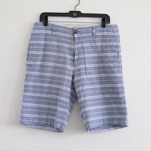 J.Crew Factory Striped Linen Shorts